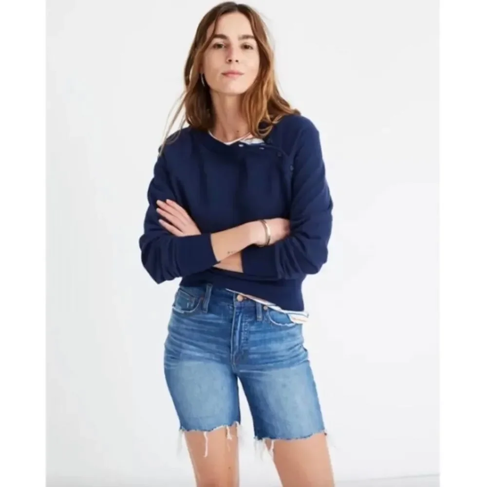 Madewell • High-Rise Mid-Length Shorts